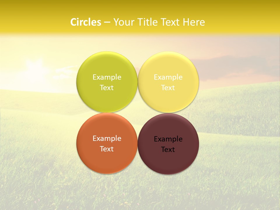 Idyllic Dark Foliage PowerPoint Template