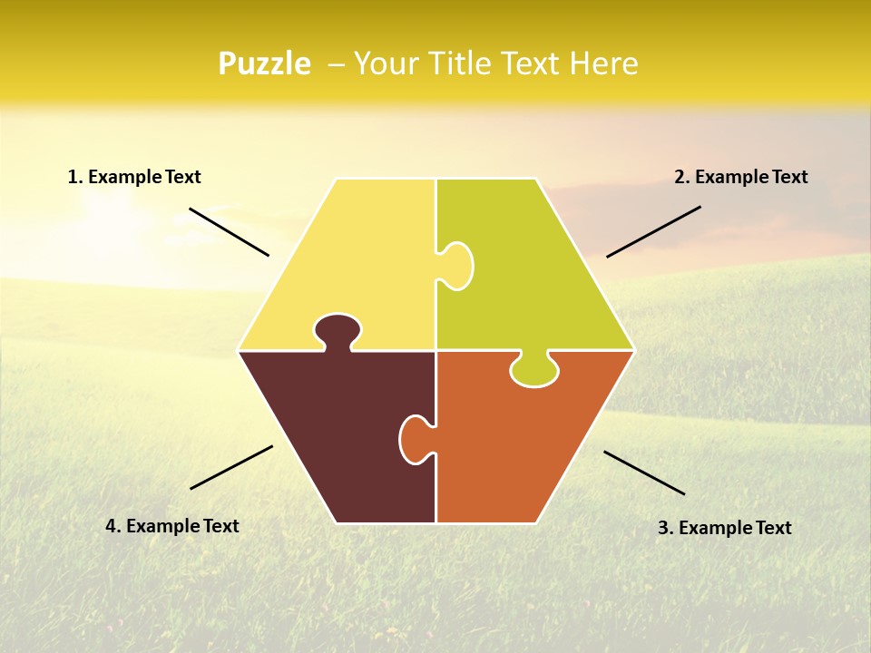 Idyllic Dark Foliage PowerPoint Template