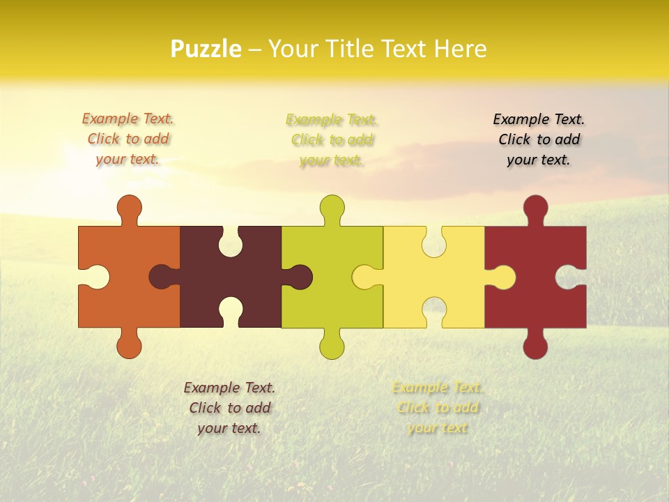 Idyllic Dark Foliage PowerPoint Template