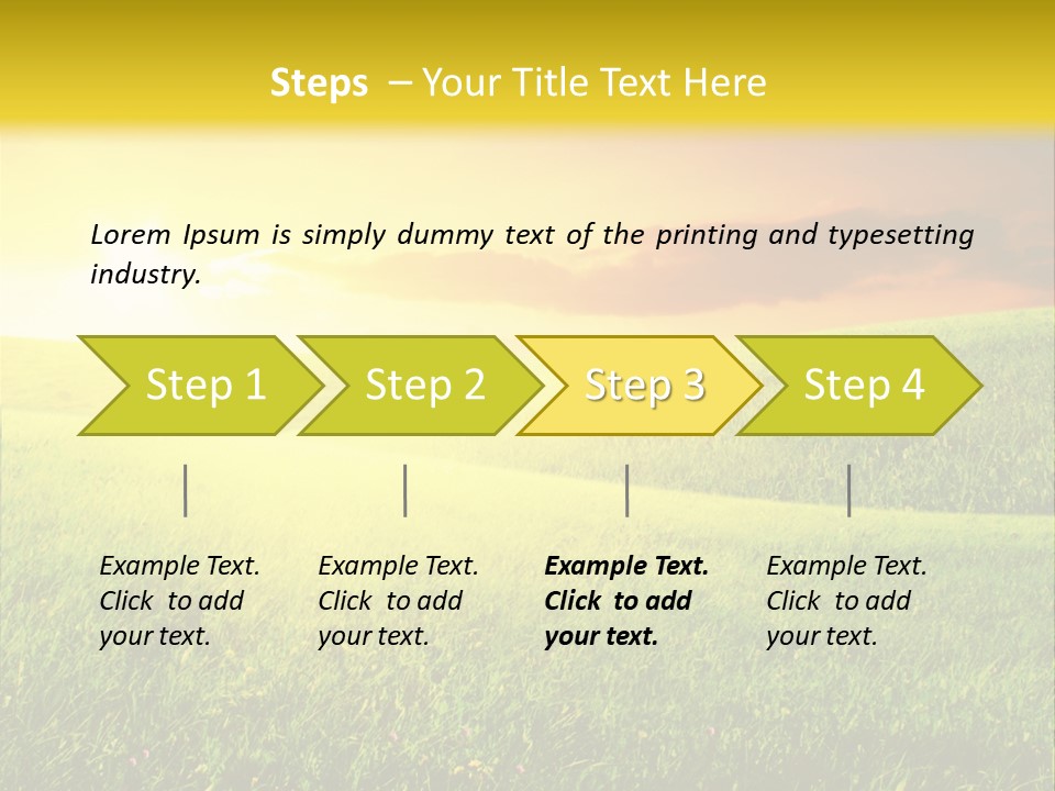 Idyllic Dark Foliage PowerPoint Template