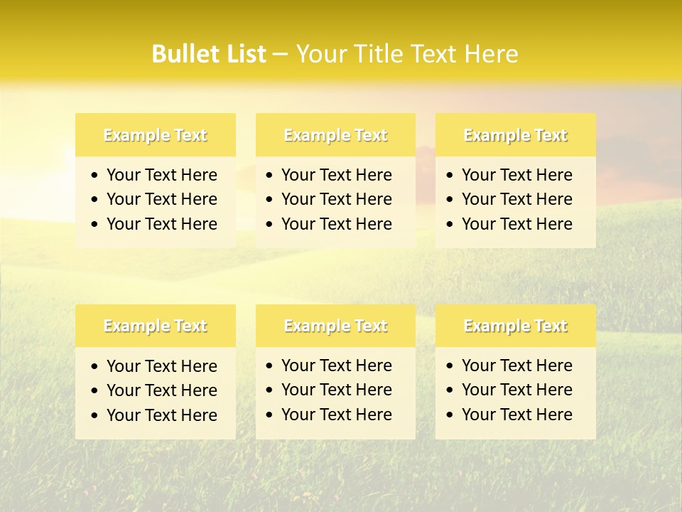 Idyllic Dark Foliage PowerPoint Template