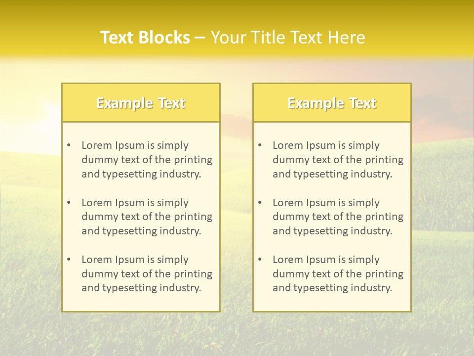 Idyllic Dark Foliage PowerPoint Template