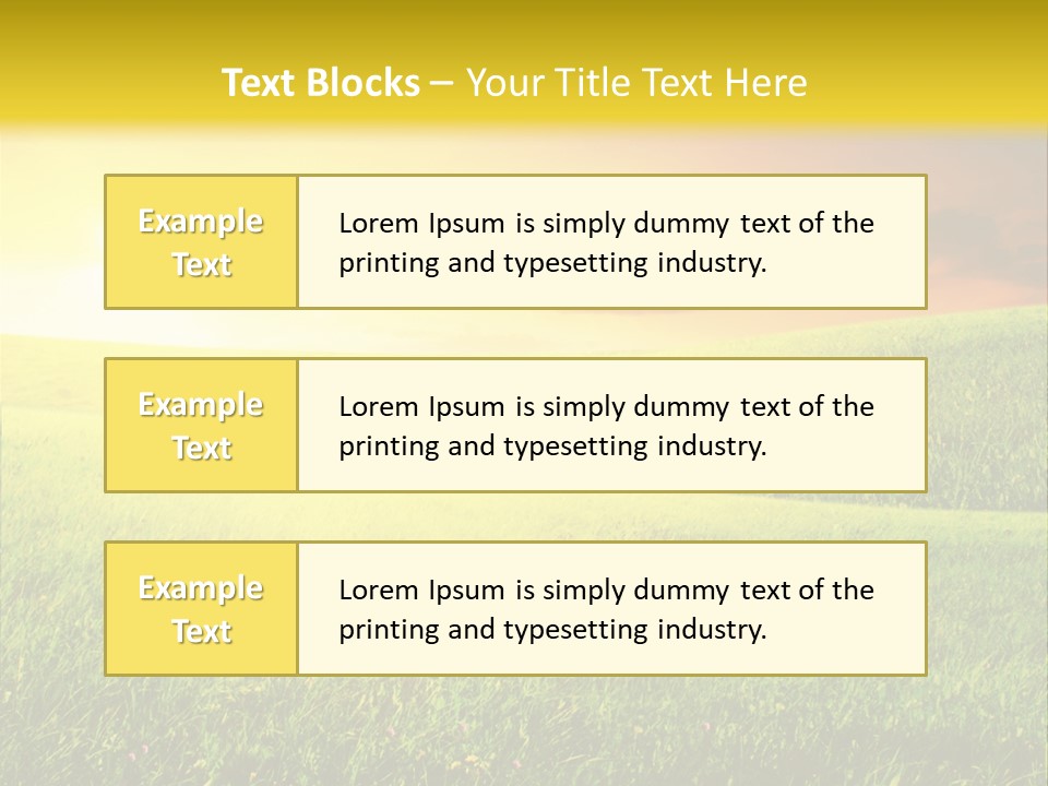 Idyllic Dark Foliage PowerPoint Template