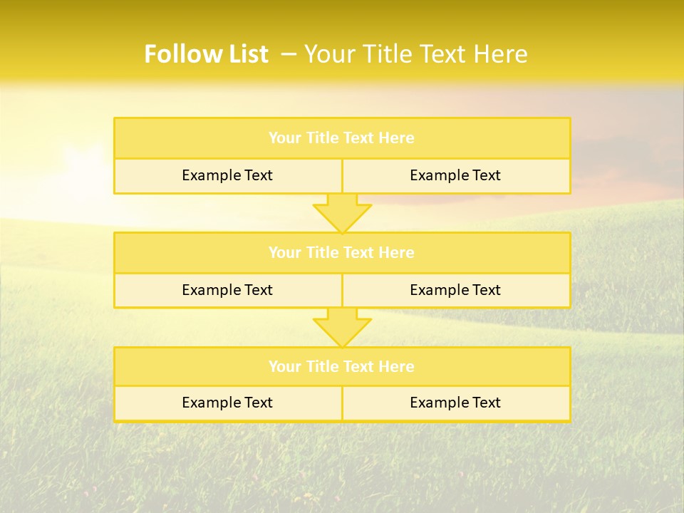Idyllic Dark Foliage PowerPoint Template