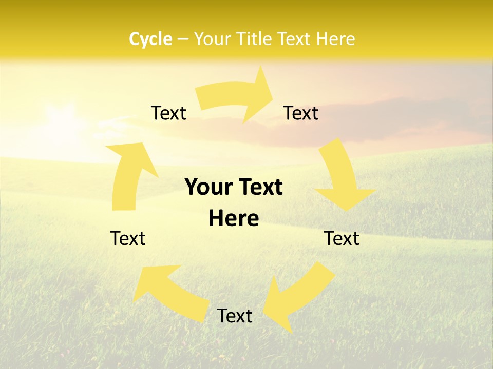 Idyllic Dark Foliage PowerPoint Template