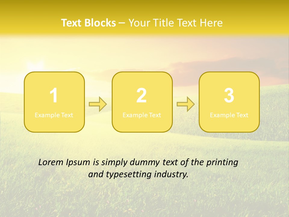 Idyllic Dark Foliage PowerPoint Template