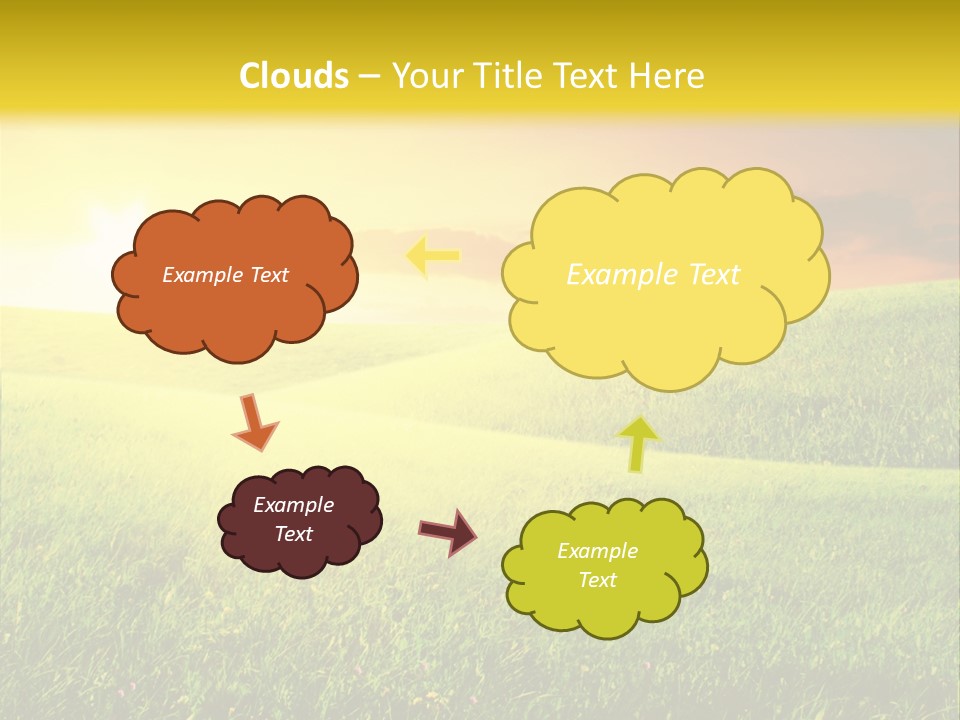 Idyllic Dark Foliage PowerPoint Template