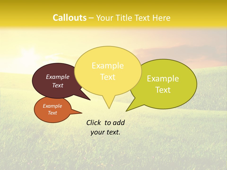 Idyllic Dark Foliage PowerPoint Template