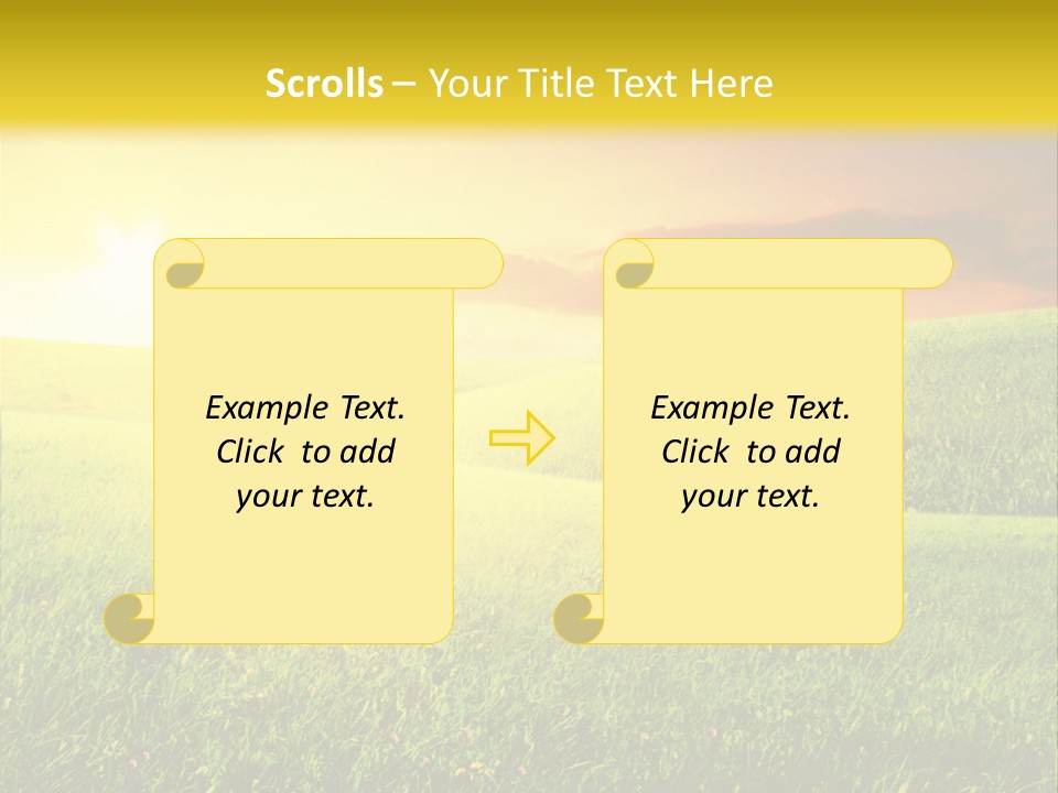Idyllic Dark Foliage PowerPoint Template