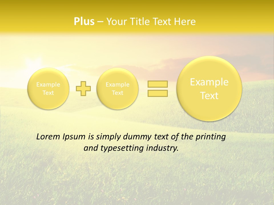 Idyllic Dark Foliage PowerPoint Template