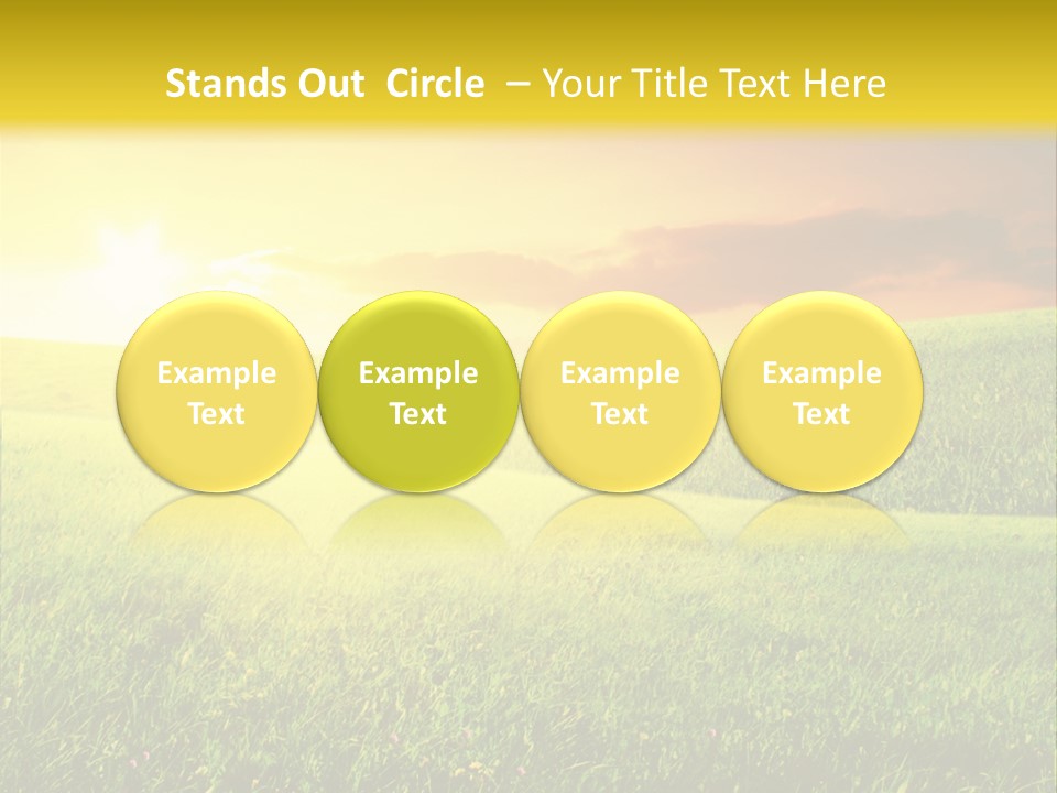 Idyllic Dark Foliage PowerPoint Template