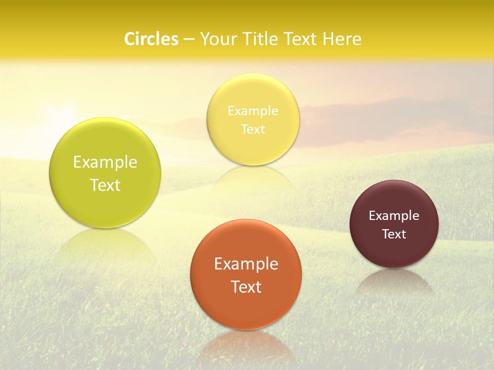 Idyllic Dark Foliage PowerPoint Template