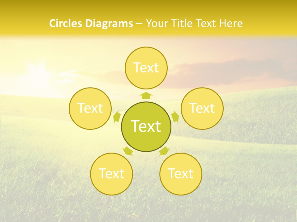 Idyllic Dark Foliage PowerPoint Template