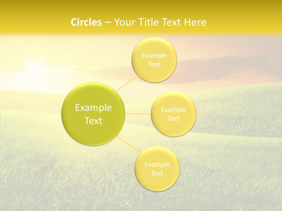 Idyllic Dark Foliage PowerPoint Template