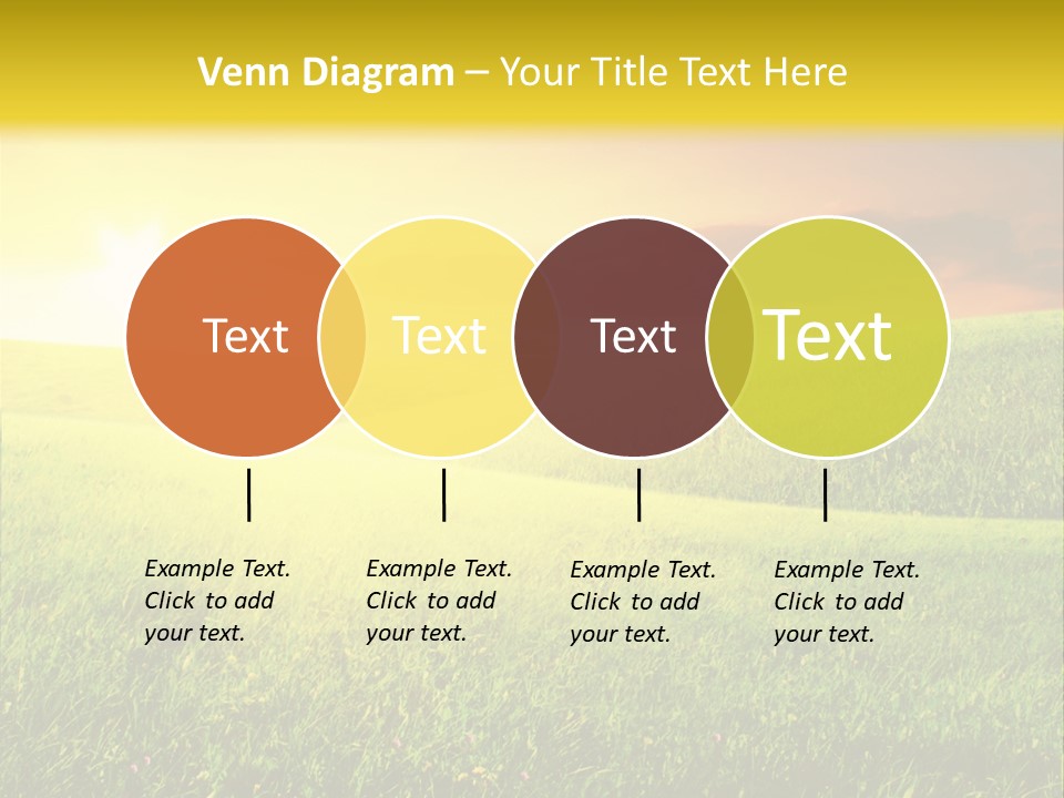 Idyllic Dark Foliage PowerPoint Template