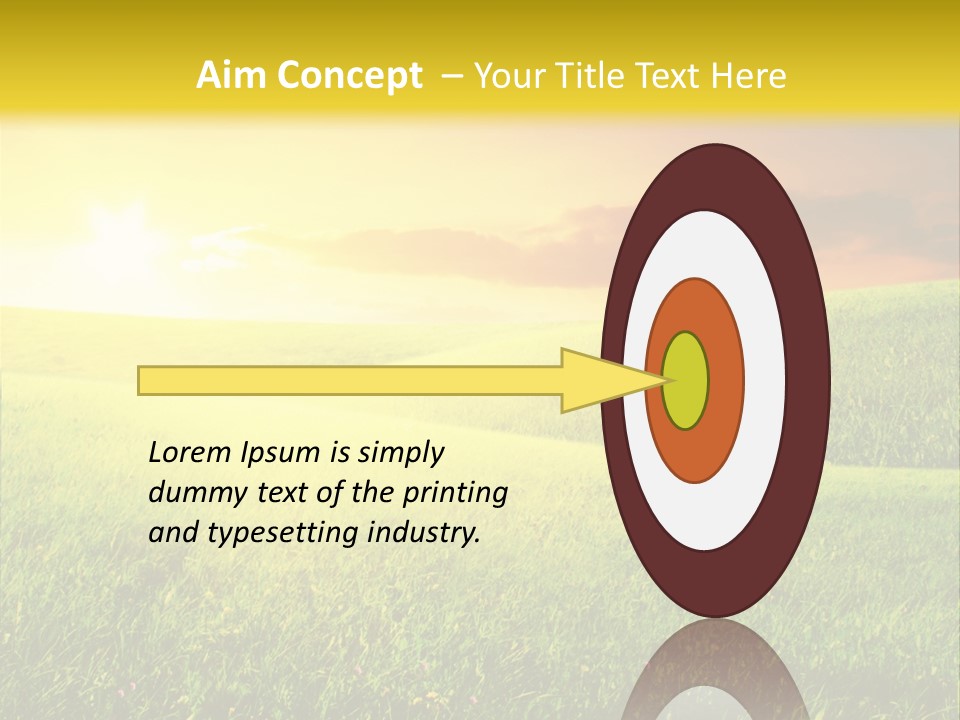 Idyllic Dark Foliage PowerPoint Template