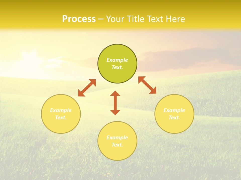 Idyllic Dark Foliage PowerPoint Template