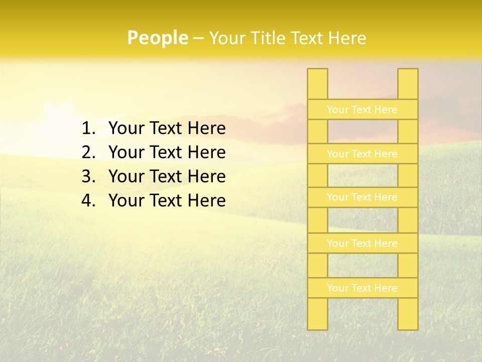 Idyllic Dark Foliage PowerPoint Template