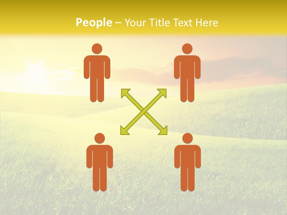 Idyllic Dark Foliage PowerPoint Template