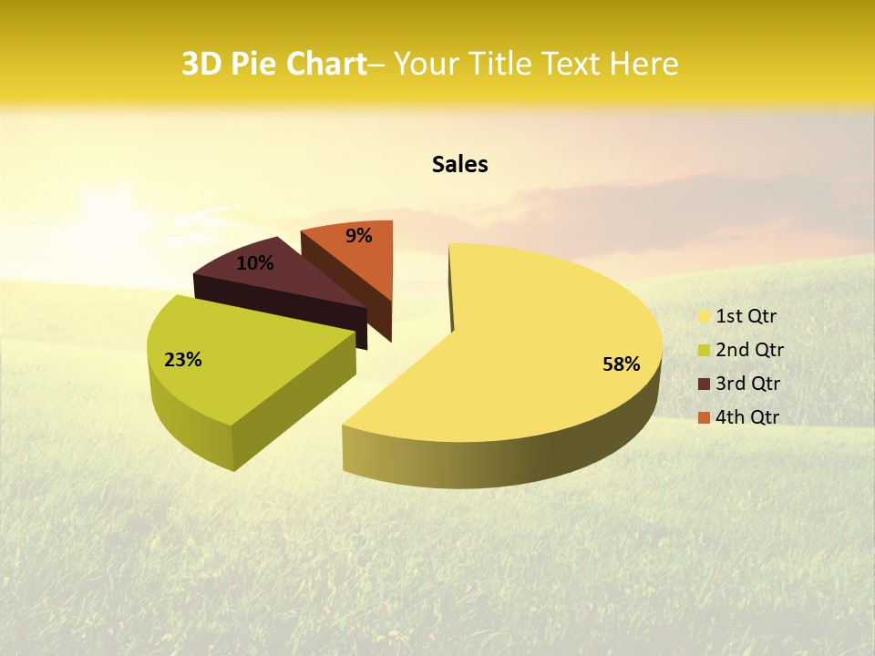 Idyllic Dark Foliage PowerPoint Template