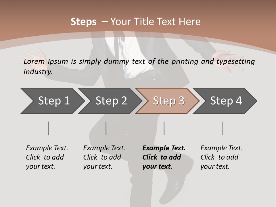 Young Masculine Business PowerPoint Template