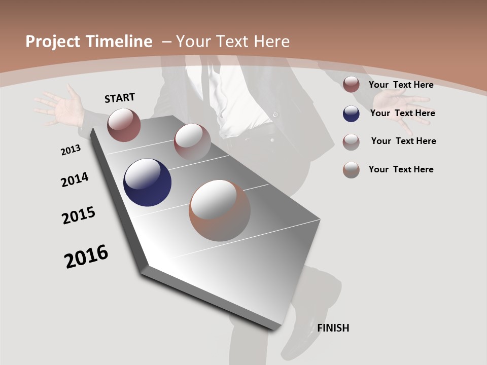Young Masculine Business PowerPoint Template