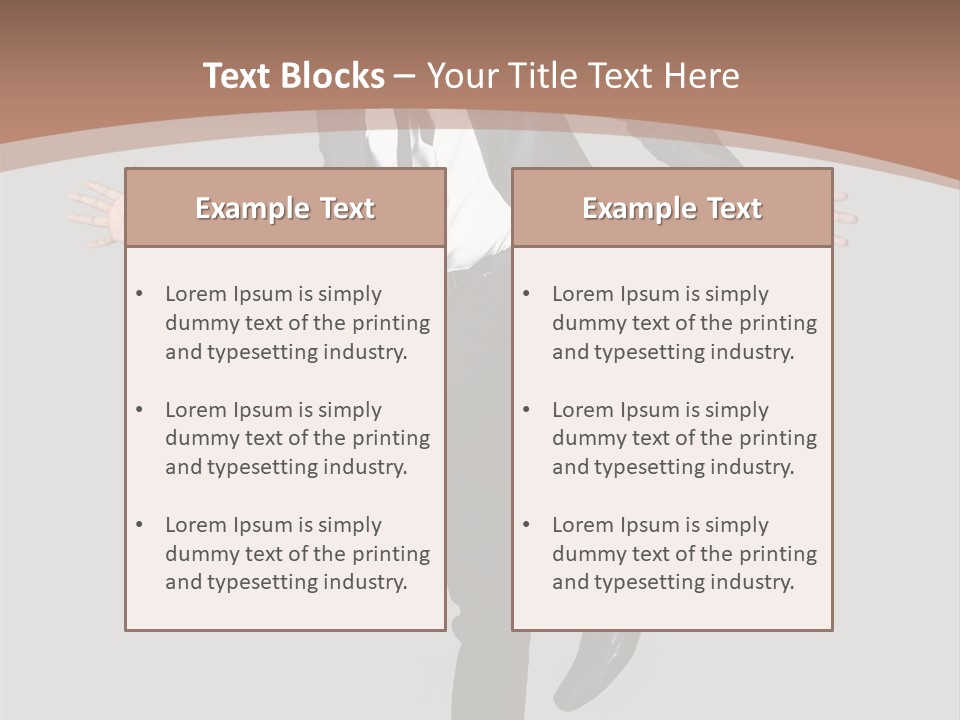 Young Masculine Business PowerPoint Template