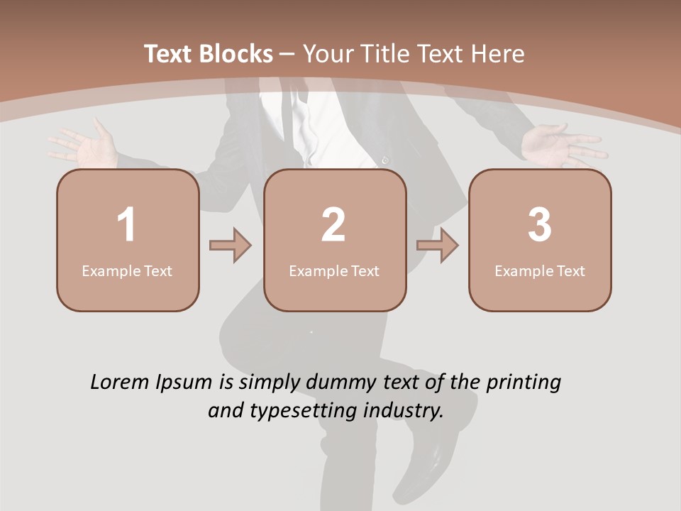 Young Masculine Business PowerPoint Template