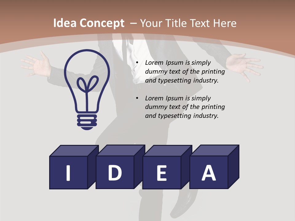 Young Masculine Business PowerPoint Template