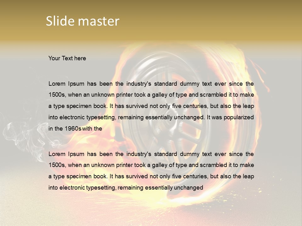 Professional Pneumatic White PowerPoint Template