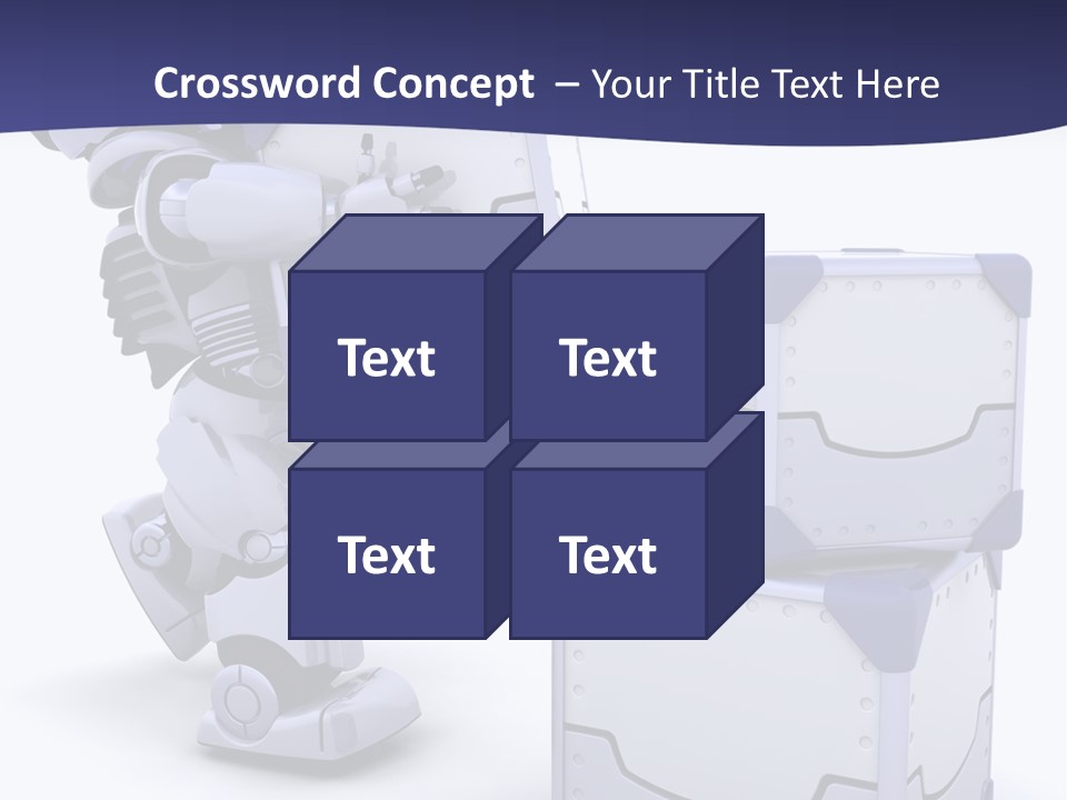 Cute Box Cardboard PowerPoint Template