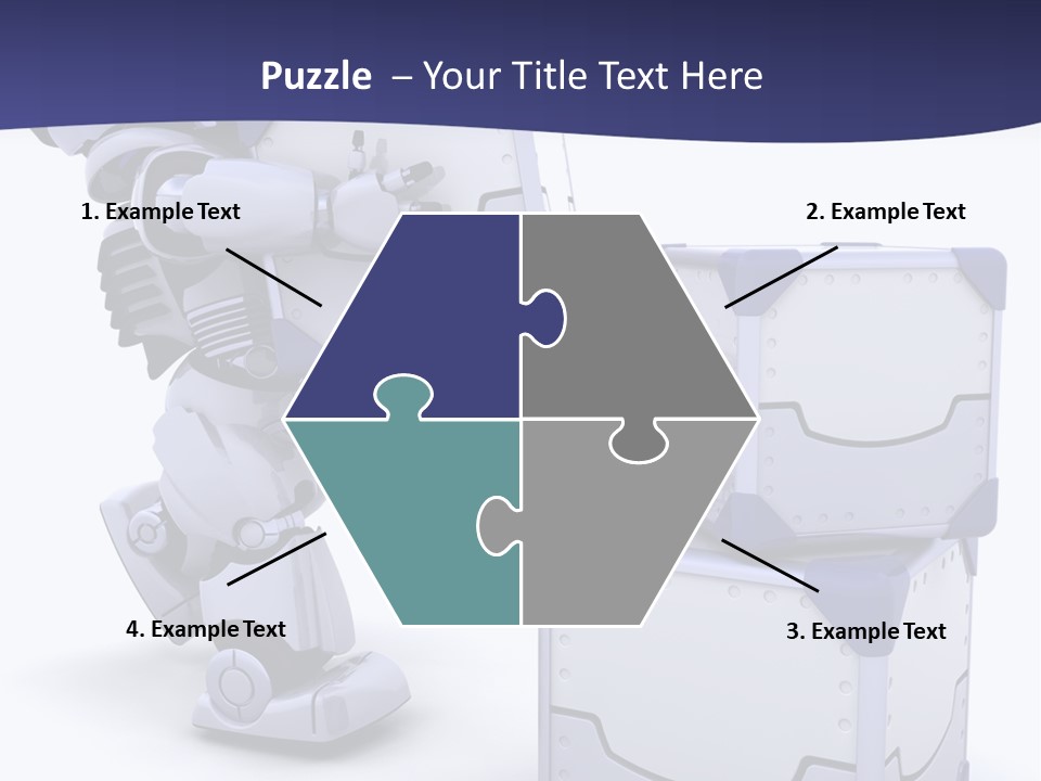 Cute Box Cardboard PowerPoint Template