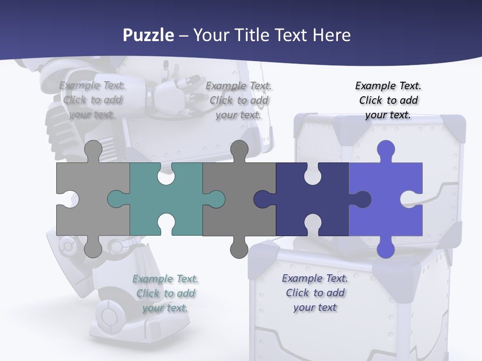 Cute Box Cardboard PowerPoint Template