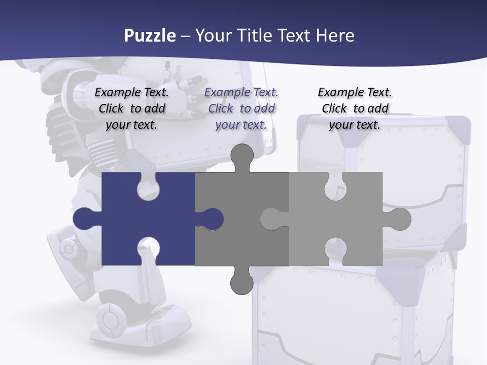 Cute Box Cardboard PowerPoint Template