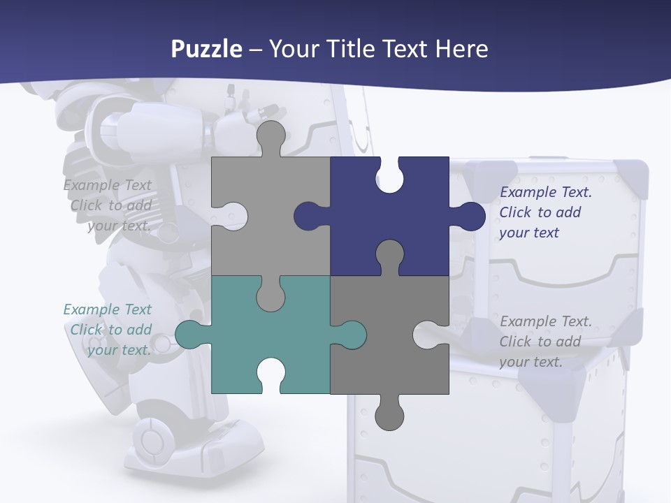 Cute Box Cardboard PowerPoint Template