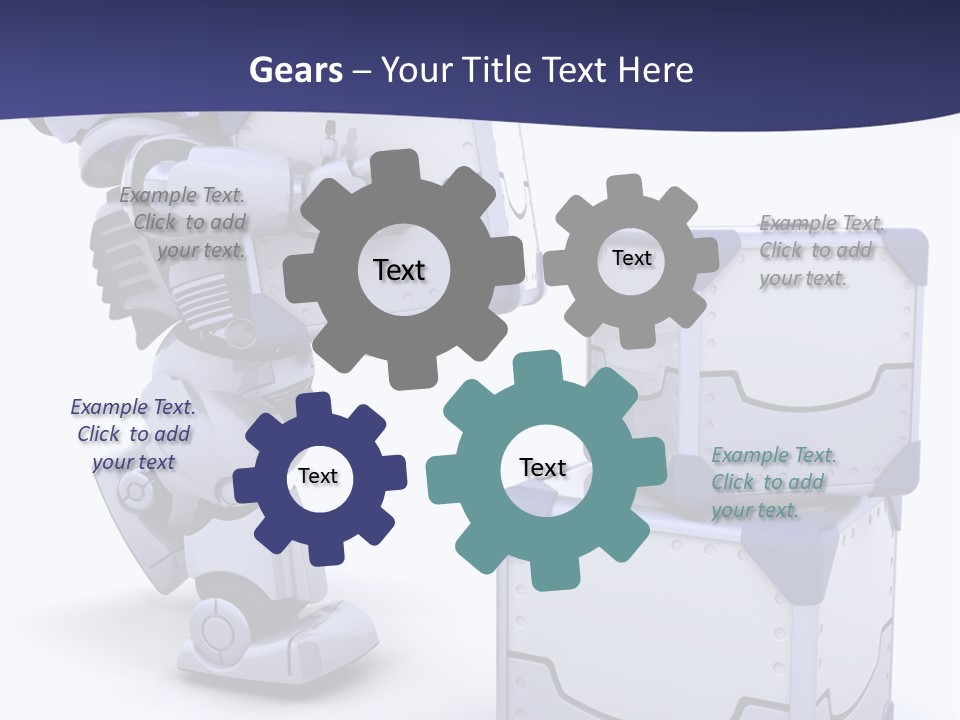 Cute Box Cardboard PowerPoint Template