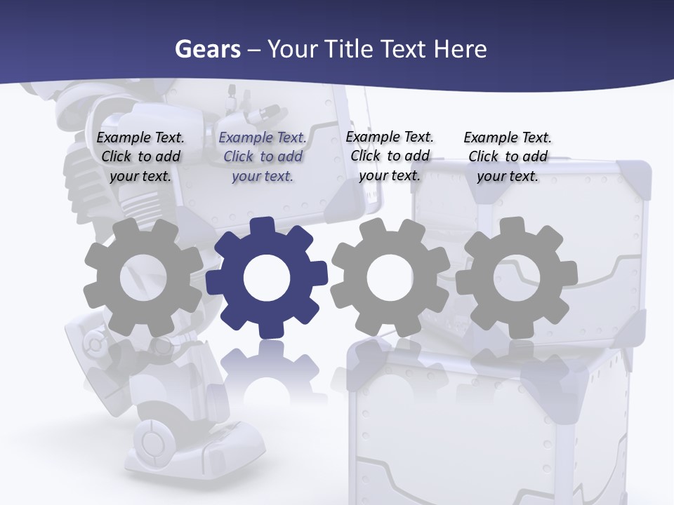 Cute Box Cardboard PowerPoint Template