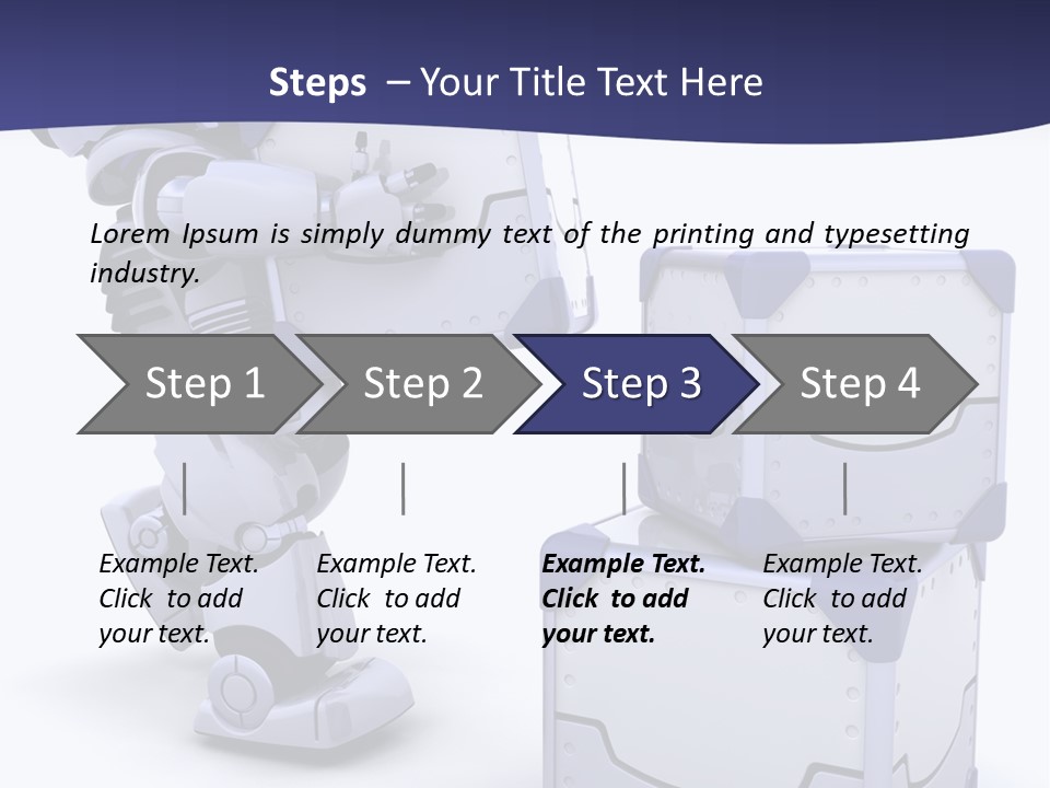 Cute Box Cardboard PowerPoint Template