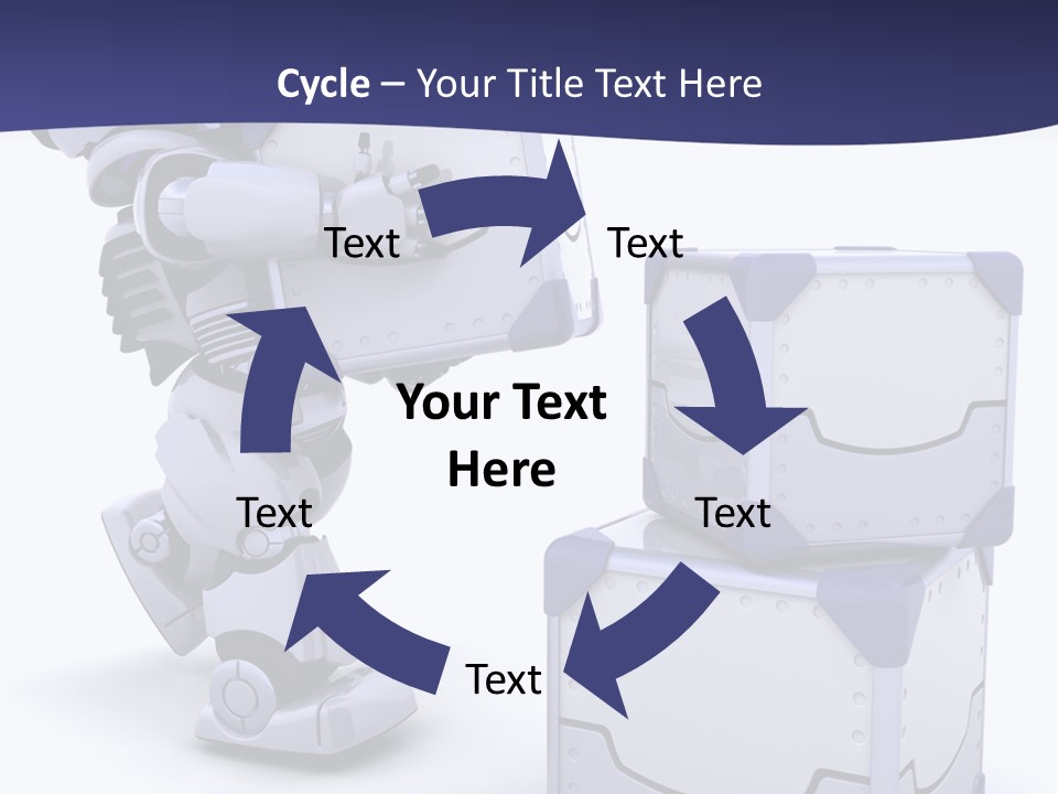 Cute Box Cardboard PowerPoint Template