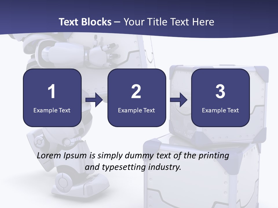 Cute Box Cardboard PowerPoint Template