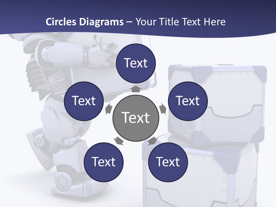 Cute Box Cardboard PowerPoint Template