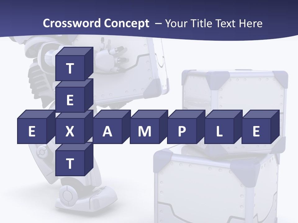 Cute Box Cardboard PowerPoint Template