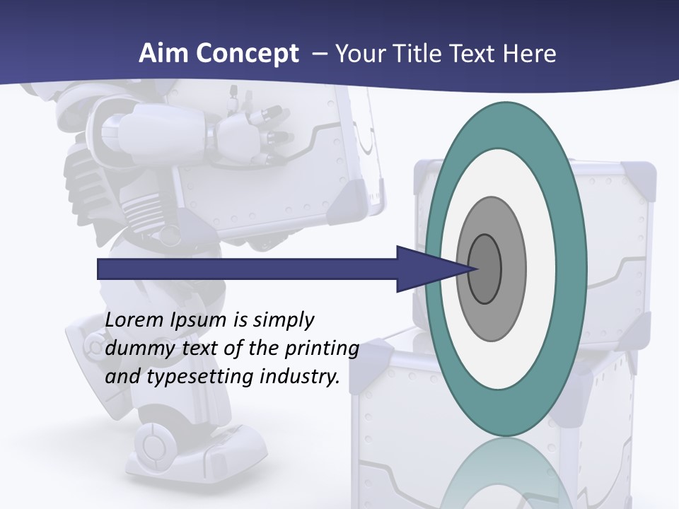 Cute Box Cardboard PowerPoint Template