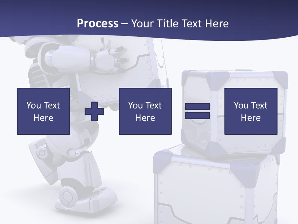 Cute Box Cardboard PowerPoint Template
