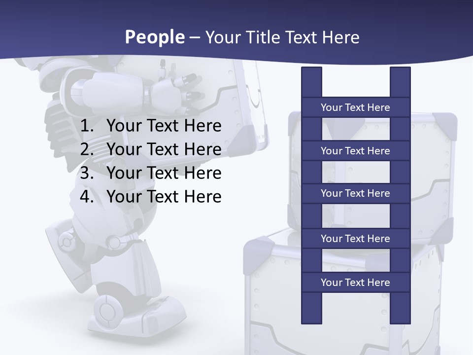 Cute Box Cardboard PowerPoint Template