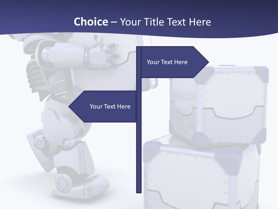 Cute Box Cardboard PowerPoint Template