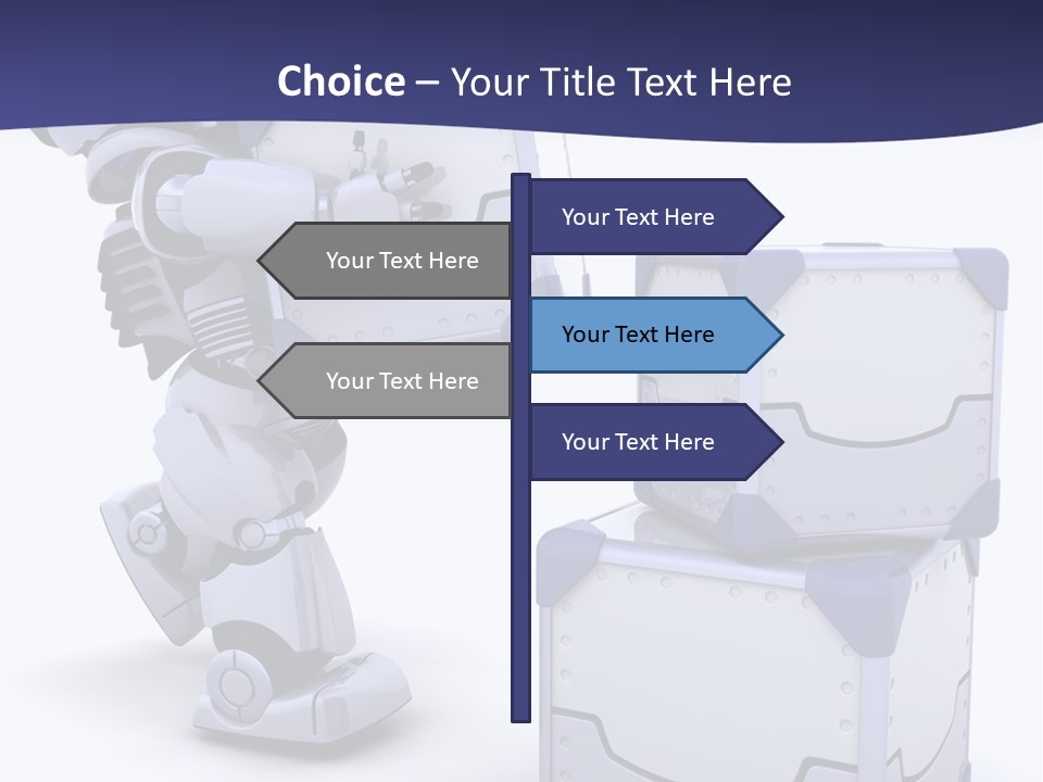 Cute Box Cardboard PowerPoint Template