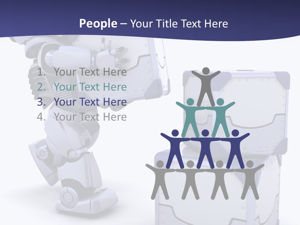 Cute Box Cardboard PowerPoint Template