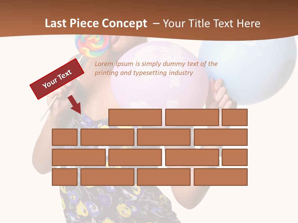 Lipstick Black Charming PowerPoint Template