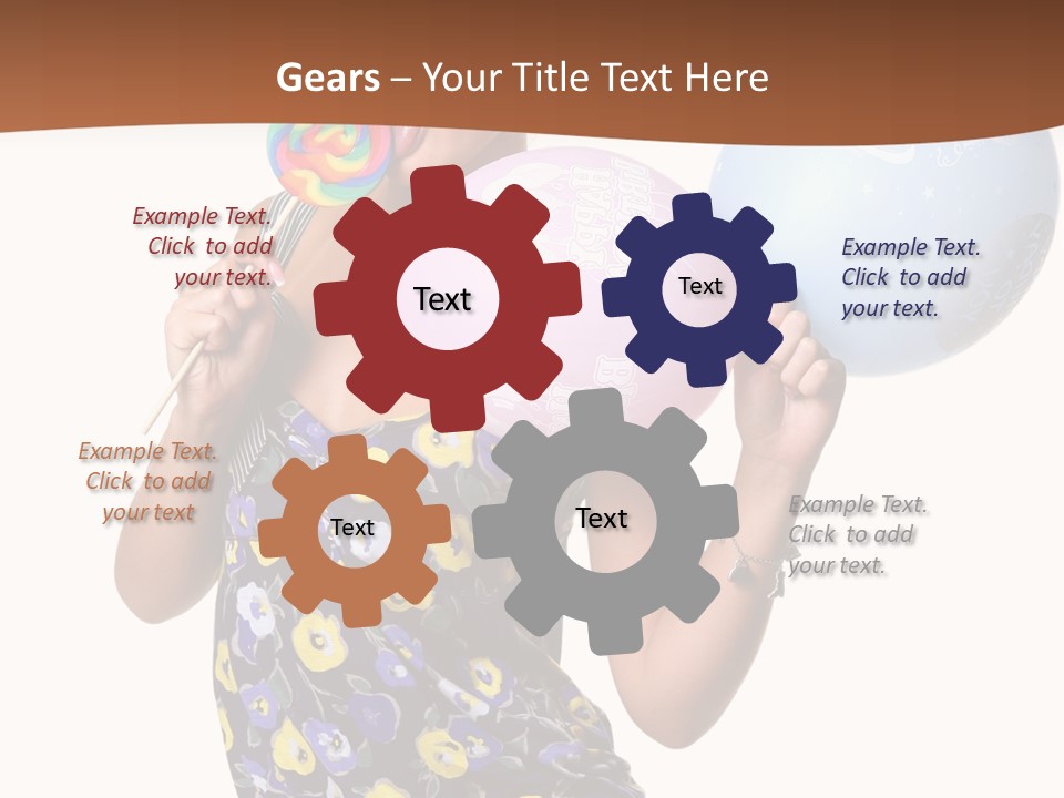 Lipstick Black Charming PowerPoint Template